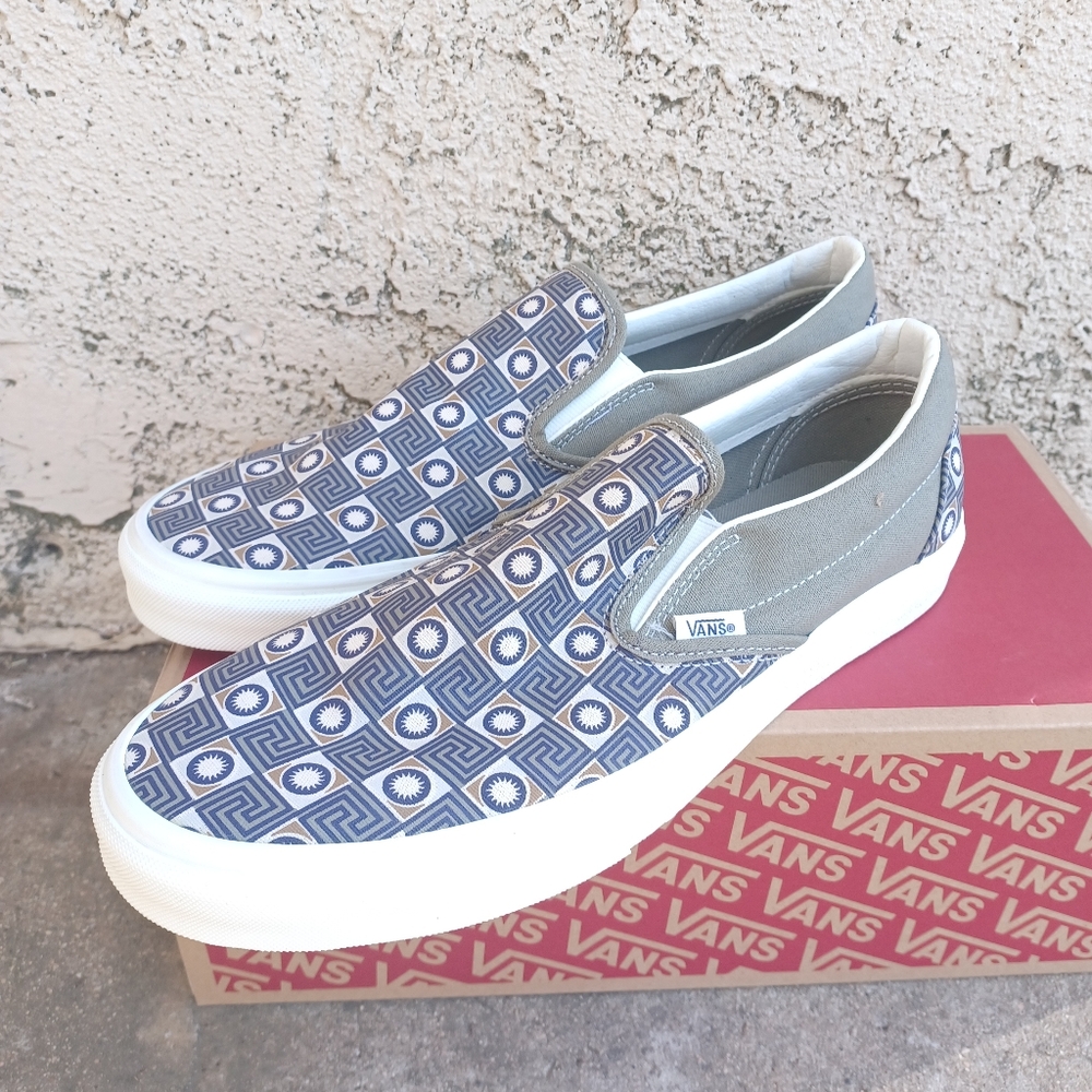 Vans Retro Slip On Mens Shoes Size 10.5